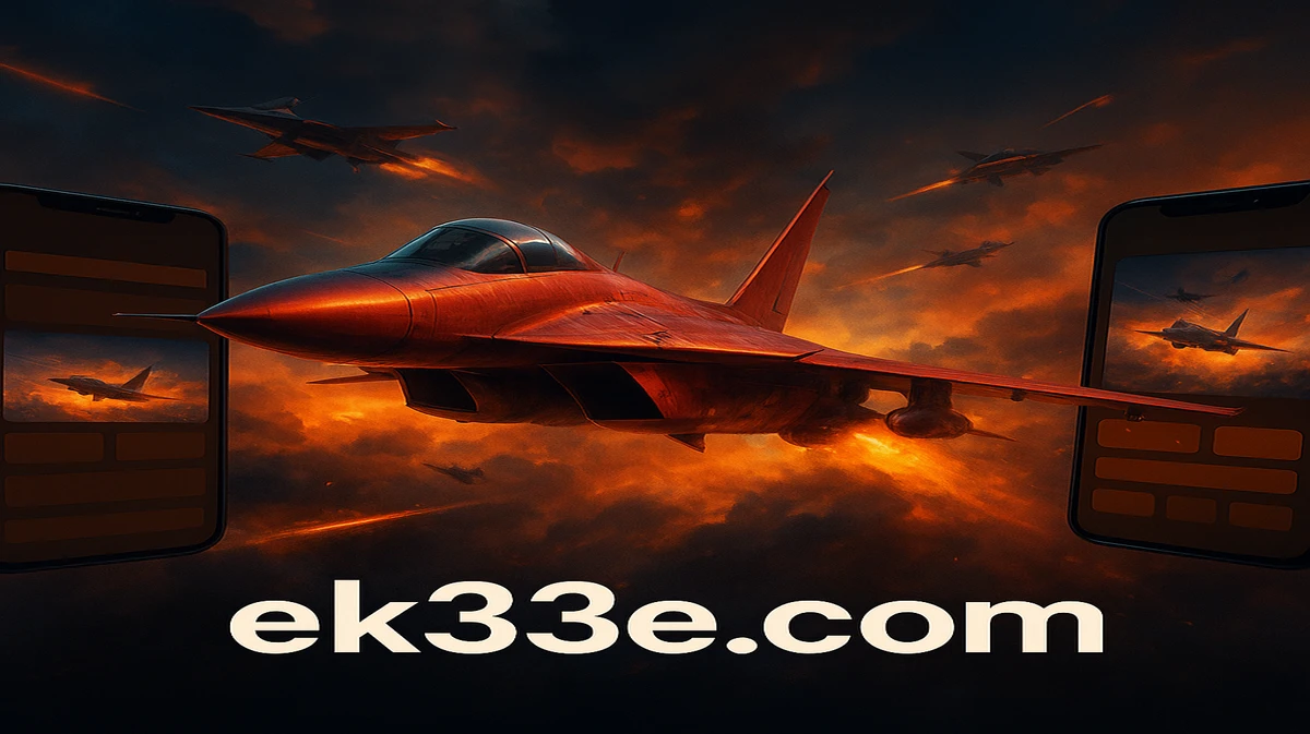 ek33-এ অ্যাভিয়েটর গেমটি একাধিক স্মার্টফোন স্ক্রিনে প্রদর্শিত হচ্ছে, যেখানে উড়ন্ত একটি লাল বিমান ও একটি নারী চরিত্র পাইলট জ্যাকেট পরিহিত হিসেবে দেখা যাচ্ছে।